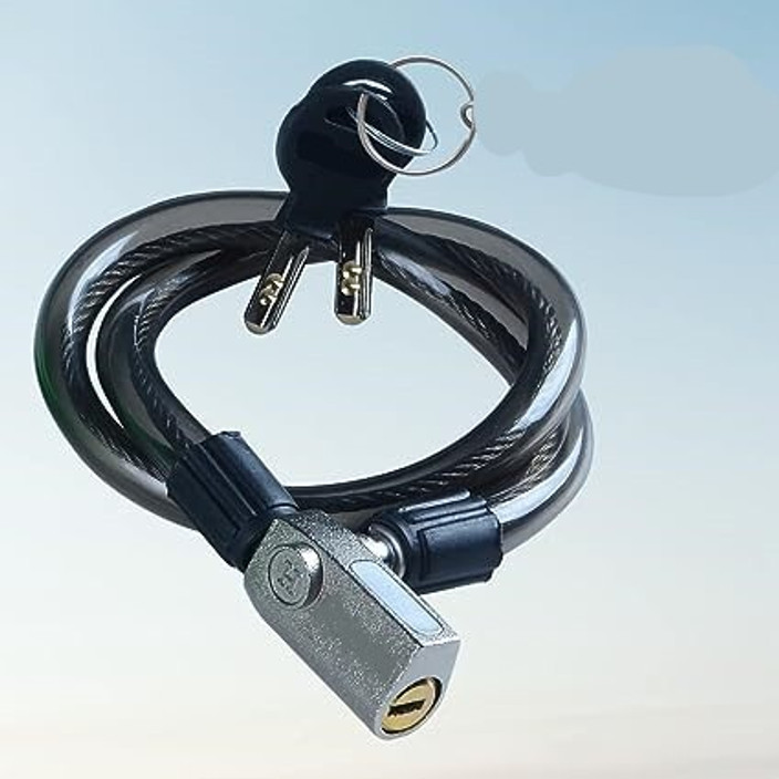 Foora Cable Lock Zinc (Black) Cable Lock - Main Image
