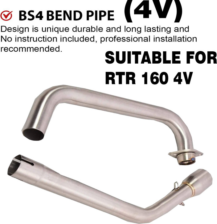 Silencer Bend Pipe Apache Rtr 160 Silencer Rtr 180 Apache Rtr 160
