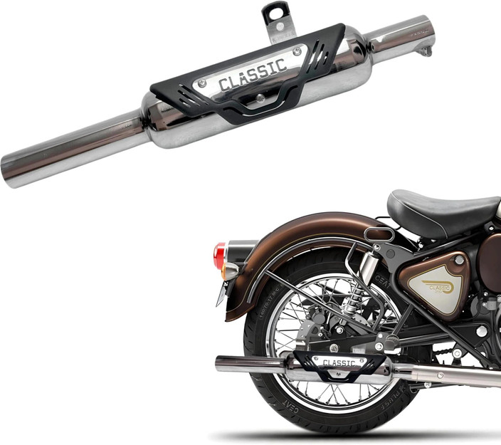 Indori Silencer For Classic 350 Bs6 NEW INDORI EXHAUST SILENCER