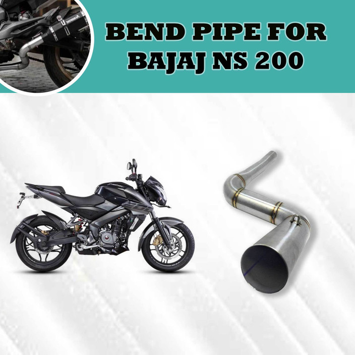 Bend Pipe Pulsar Rs 200 Silencer Pulsar Rs 200 Original Silencer