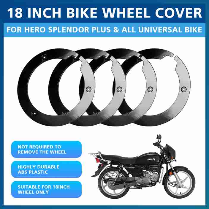 Hero Splendor Bike Tyre Cover ASRYD PRO Disc Wheel Cover For Hero