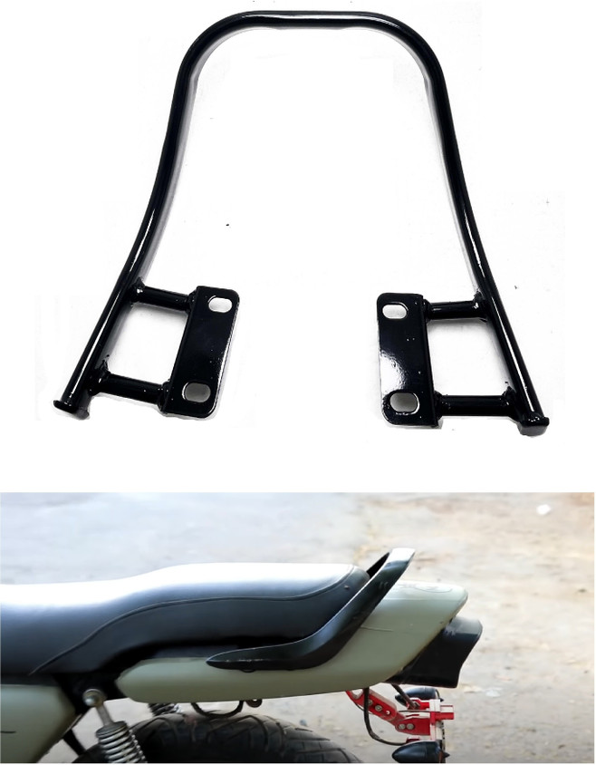 Bike Carrier Splendor Backrest Gabroo Automobiles Rear Seat Handle