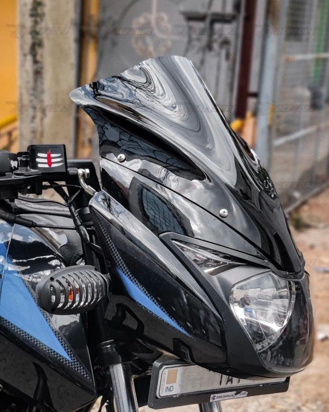 Bubble Visor Pulsar 150 Windshield Auto Trends UNBREAKABLE BUBBLE