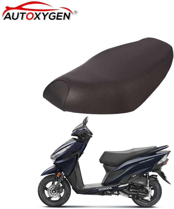 Autoxygen Grazia PU Leather Scooter Single Bike Seat Cover For