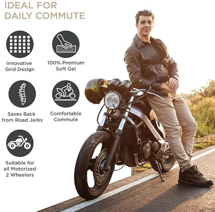 Coccyx Bike Gel Pad Seat Cushion Gel For Car Office Memory Foam