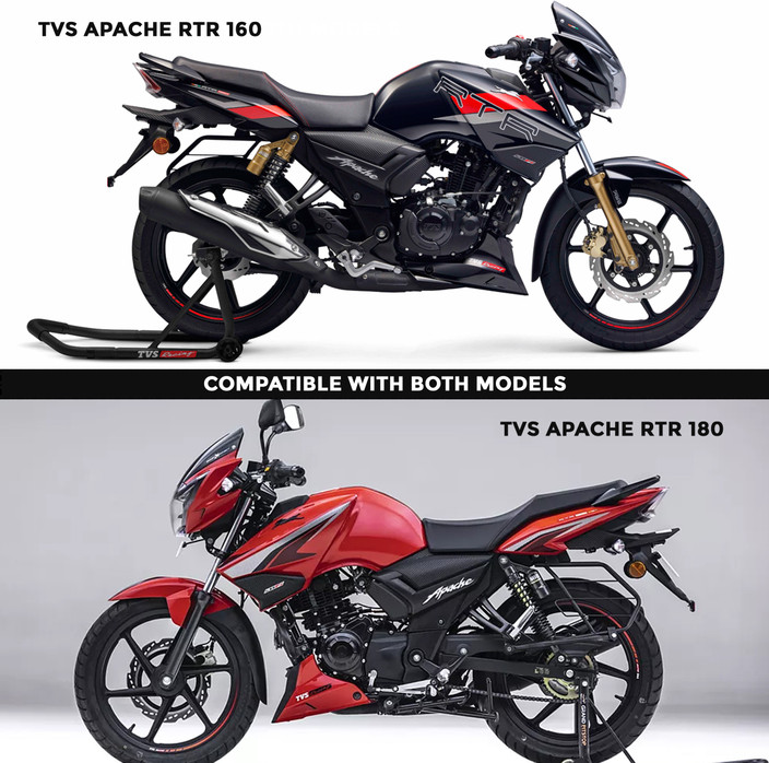 Bs6 Tvs Apache Rtr 180 Red Colour 160 2v Apache 180 Red Black WAZA