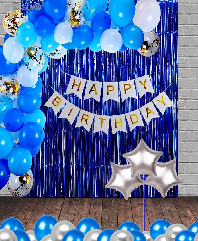 Personalised Birthday Banner With Balloons – Custom Party Decoration For Kids Or Adults 12 thumbnail image