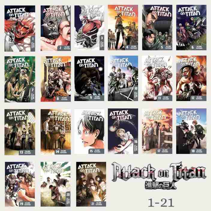 Ending Attack On Titan Manga Full Series Attack On Titan, Manga
