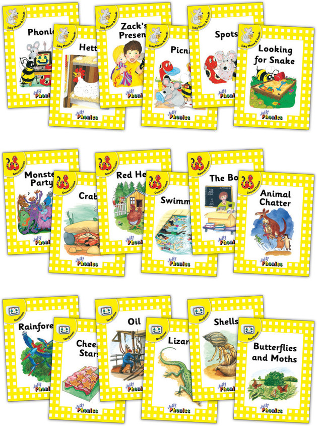 Jolly Phonics Readers, Complete Set Level 2 - Inky Mouse