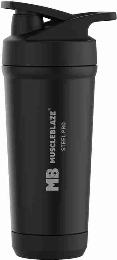 MUSCLEBLAZE 700 ml Steel Shaker