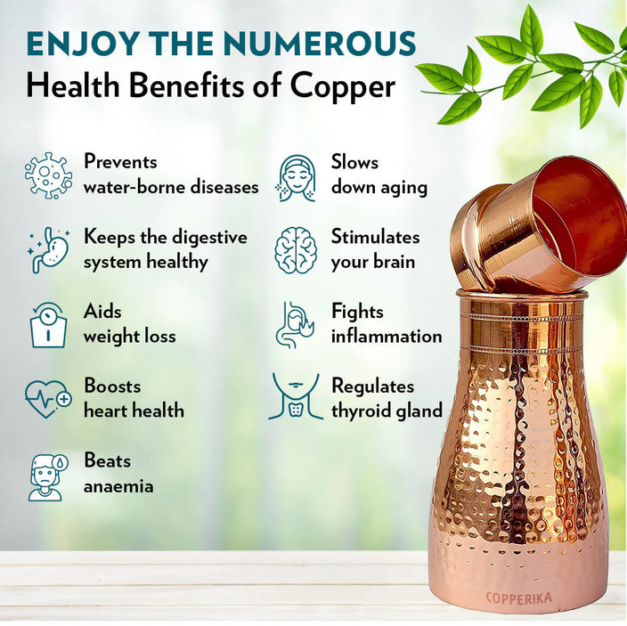 copper water bottle benefits