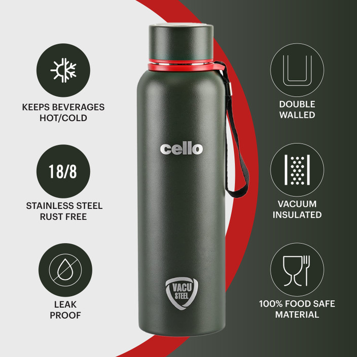 Stainless Steel Cello Thermos Bottle Cello 790 Ml Steel Flask Buy