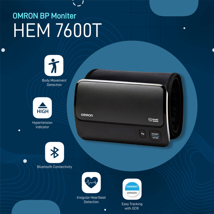 Bp Monitor Omron Hem7600t Omron Smart Elite HEM-7600T Blood