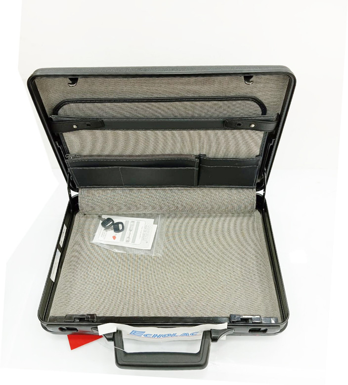 Silver Small Briefcase For Documents ECHOLAC N 2012-B Small
