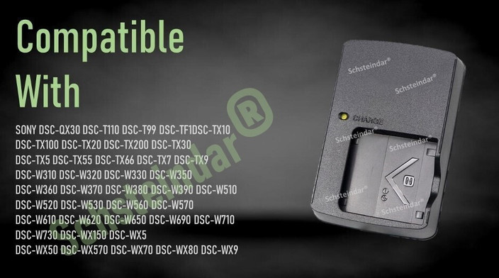 Caricabatterie Sony Np-bg1 Caricabatterie DSTE Per Sony NP-BG1 NP-FG1 - Compatibile Con Fotocamere Cyber-shot Alimentatore Sony Cyber-shot Dsc Modelli