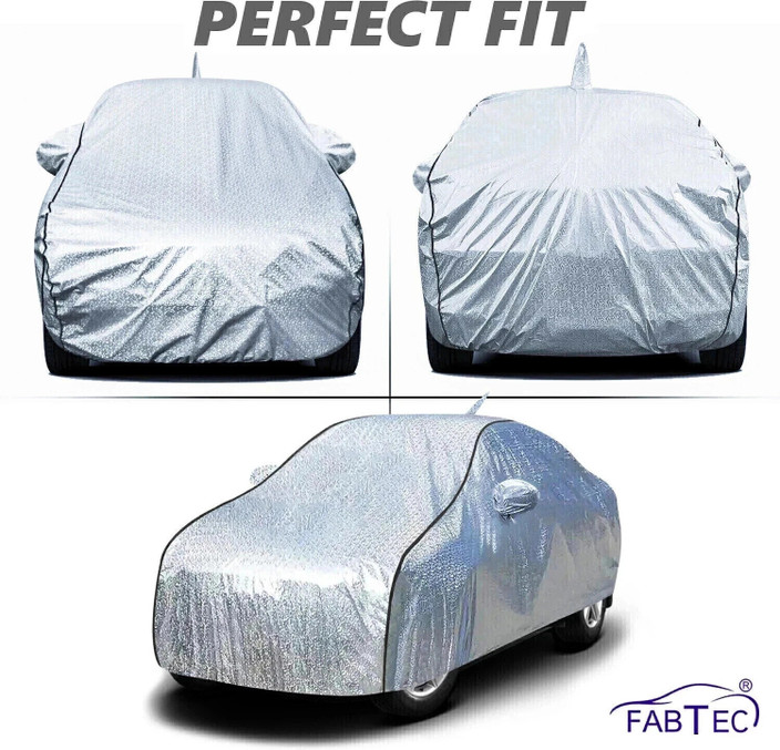 FABTEC Car Cover For Tata Tigor (With Mirror Pockets) Price in