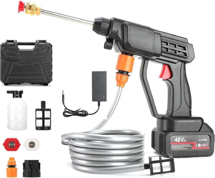 mbuys High Pressure Car Washer Bike and House Cleaning Battery Operated  Pressure Pressure Washer