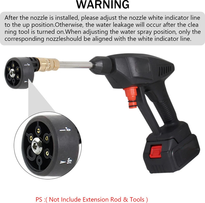 Cordless Pressure Washer Worx 629 SERPLEX Nozzle For Worx