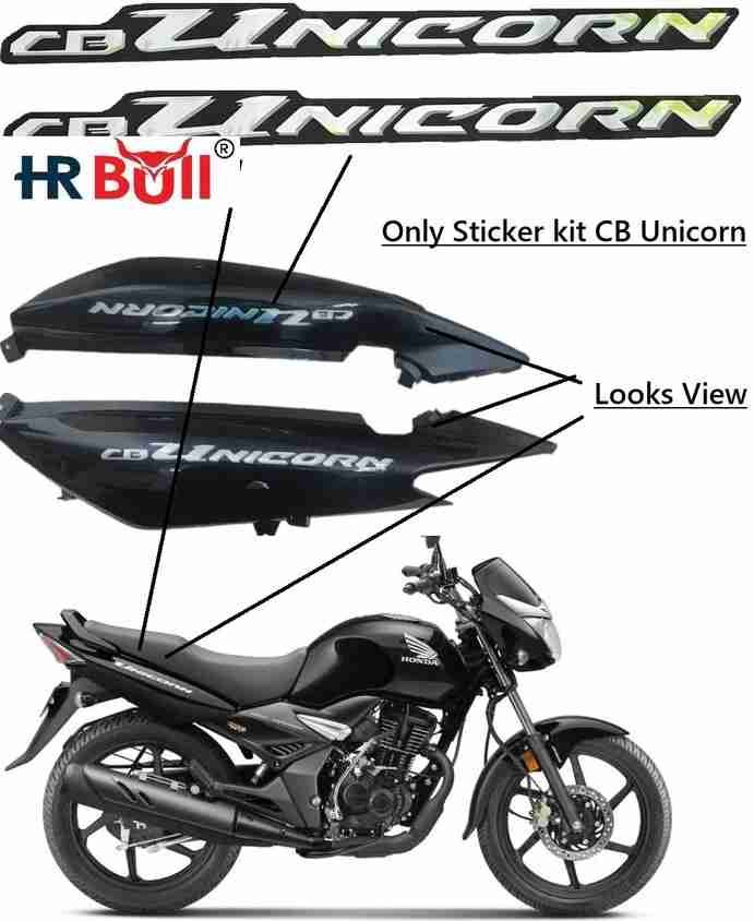 Bike Unicorn 160 Unicorn Sticker For Buyk Car Sticker Honda - Main Image