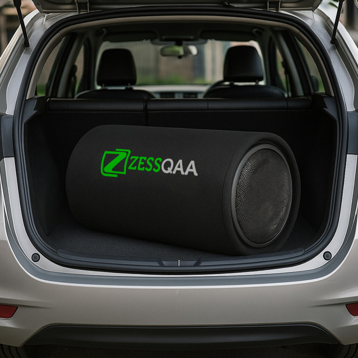ZESSQAA ZQ-1201BST 12-Inch Car Basstube with Inbuilt Amp