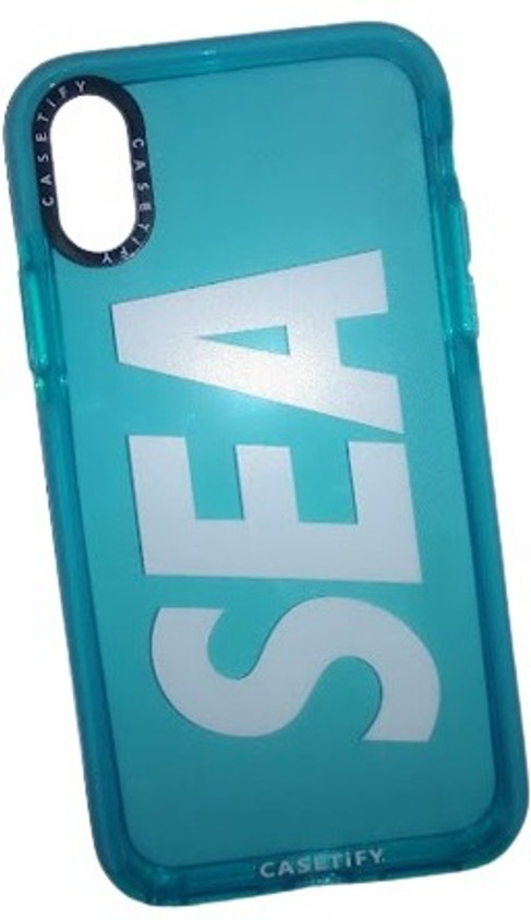 wind and sea×casetify iPhoneX,XS green VURIOZZ Back Cover for iPhone X&Xs Sea Casetify Compatible