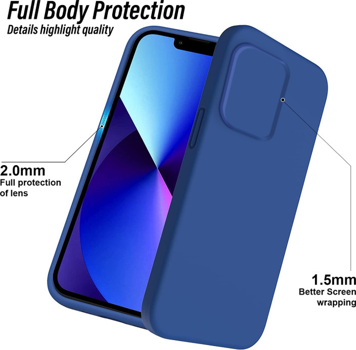 Coverskart Liquid Silicone Back Cover for OPPO Reno8 Pro 5G, Silky-Soft  Touch Full Body Protection Shockproof Case