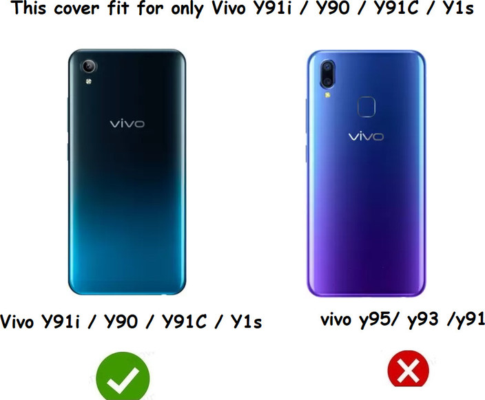 HOT Amazon Vivo 1820 Y91i Back Cover Vivo Y91 Vivo Y91i Back