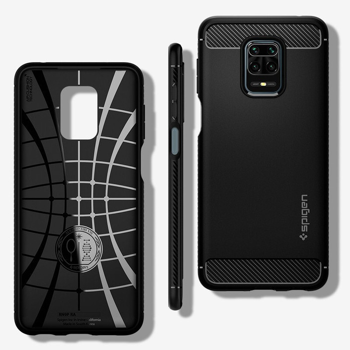 Rugged Armor Poco M2 Pro Armor Case Spigen Back Cover For Redmi