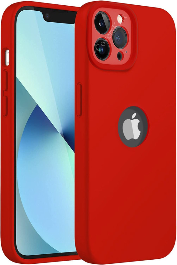 Iphone 12 Pro Red Phone Covers Official Soft Silicone Back Case