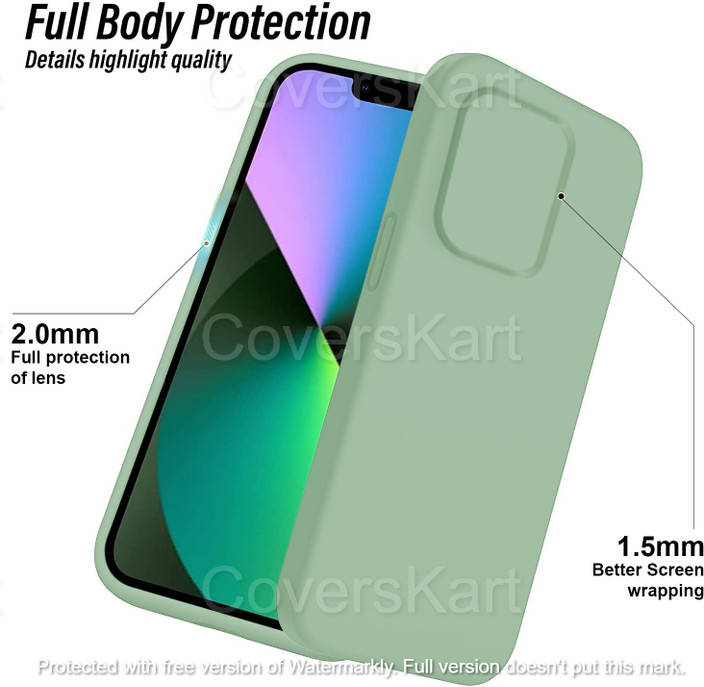 Coverskart Liquid Silicone Back Cover for OPPO F17 Pro, Silky-Soft Touch  Full Body Protection Shockproof Case