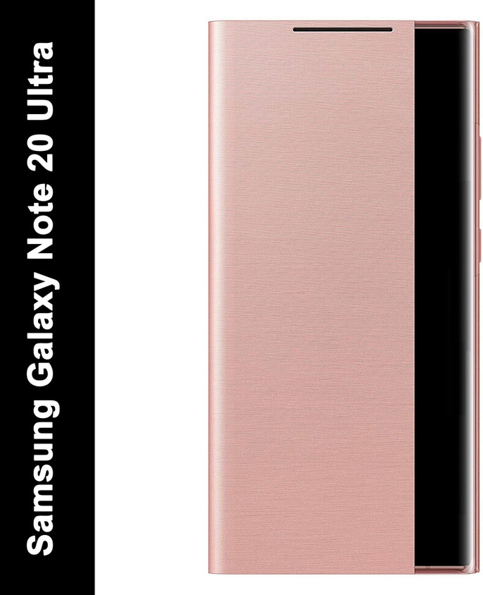 View Flip Cover Note 20 Ultra Clear View Case Midkart Flip Cover