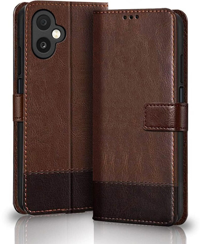 Flip Case Leather Mobile Phone Covers Coverage Flip Cover For Ai - Main Image
