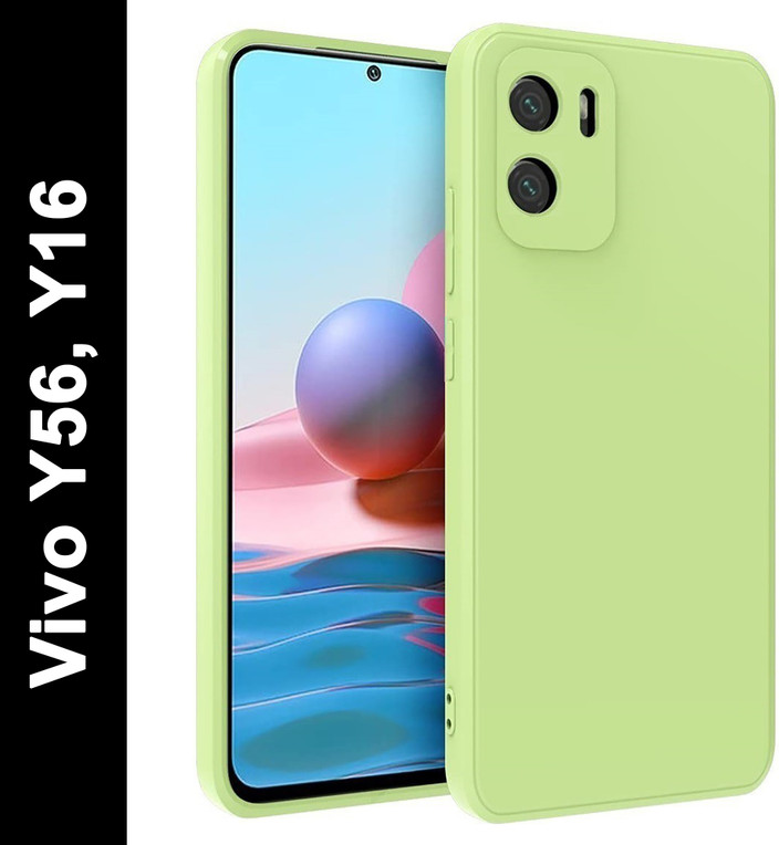 Wellchoice Back Cover for Vivo Y56, VIVO Y16 Liquid Silicone