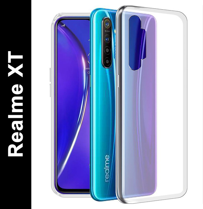 Transparent Realme Xt Back Pouch Realme XT Back Cover, Transparent
