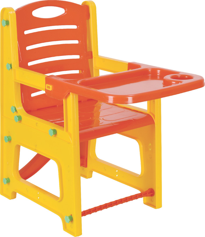 Red Kids Flip Chair VARAA G KIDS TWO IN ONE SNACK N PLAY CHAIR