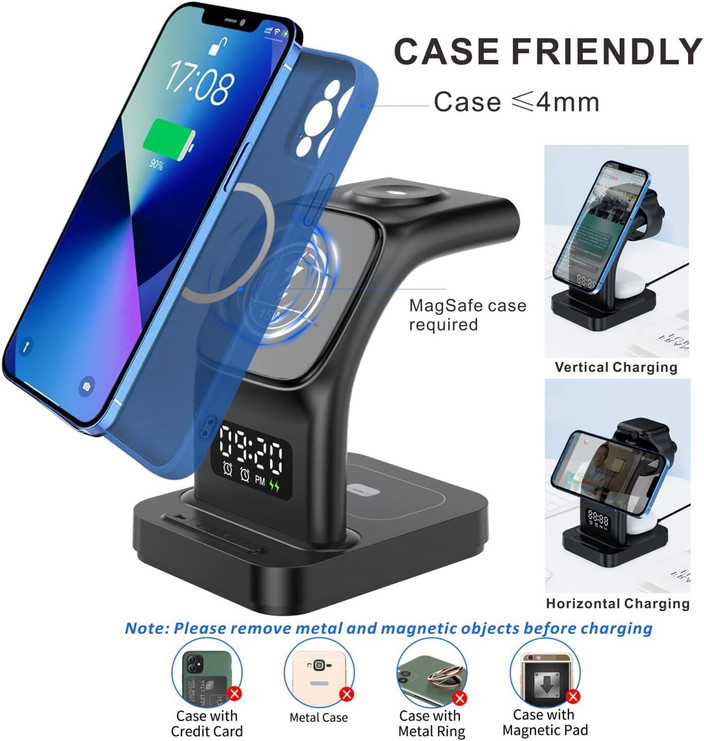 Charging Station Wireless Charger Iphone With Case SKOON In