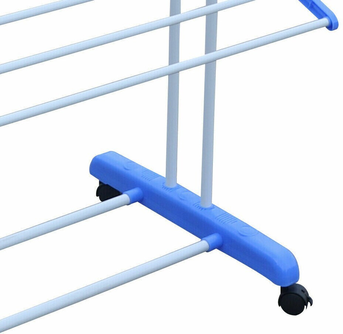 RAFTTAR Steel, Plastic Floor Cloth Dryer Stand Foldable 4-Tier