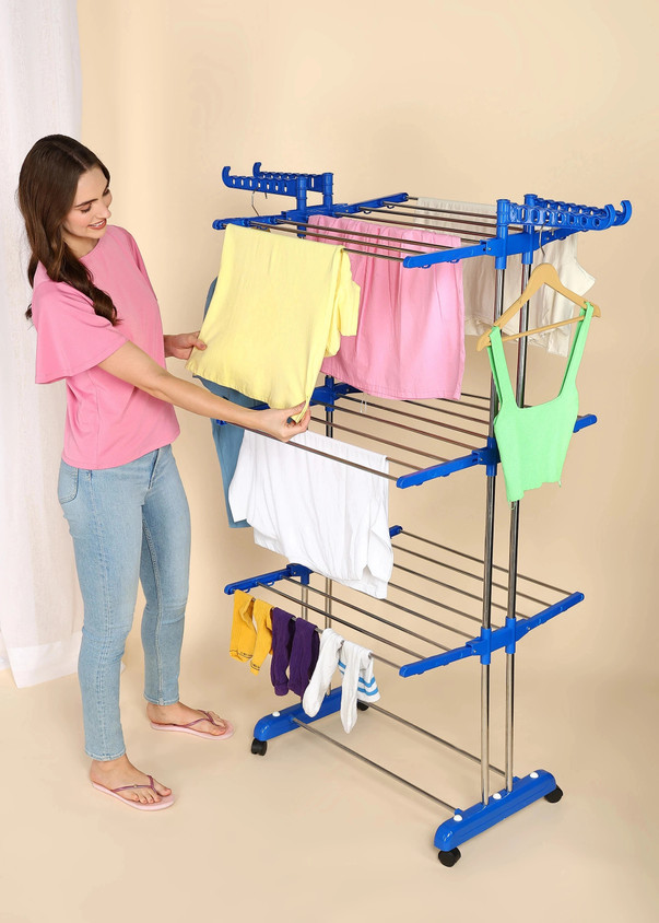 TNC Steel Floor Cloth Dryer Stand 900047 Price in India Buy TNC