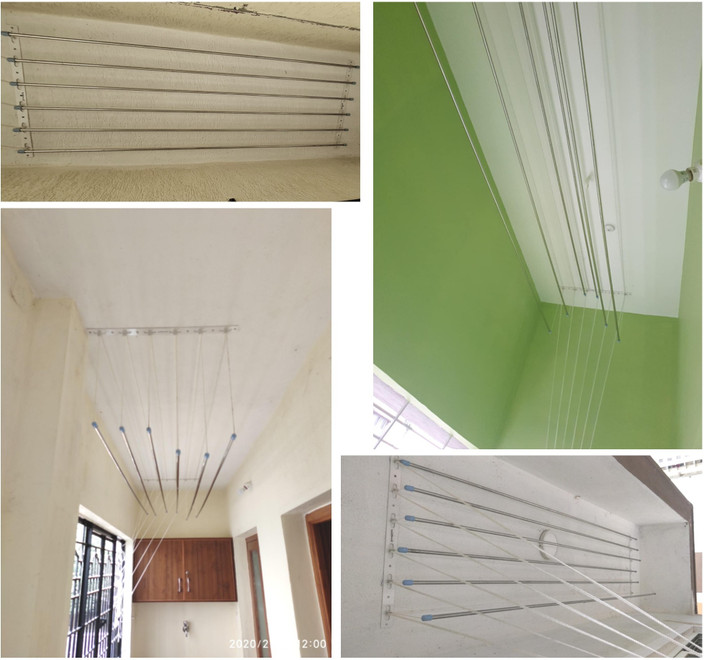 Ceiling Cloth Dryer Cloth Hanging Stand For Balcony Bathla Mobidry