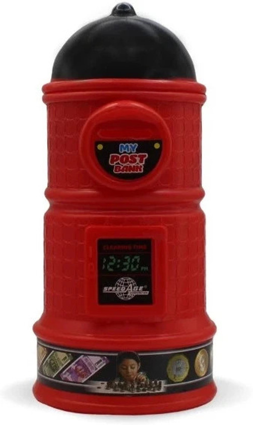 Savings Jar Yamahiko Large Clear Coin Bank Jar With Slotted Lid, 3/4 Gallon Plastic Tip Jar