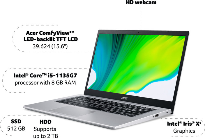 Ssd Acer Aspire Processor Upgrade Acer Aspire Intel Core I5 11th