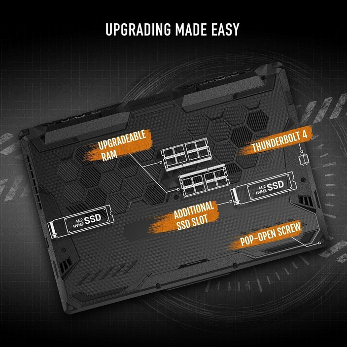 M Fx504 Ssd Nvme Ssd For Asus Tuf Fx504 Asus TUF Gaming FX504