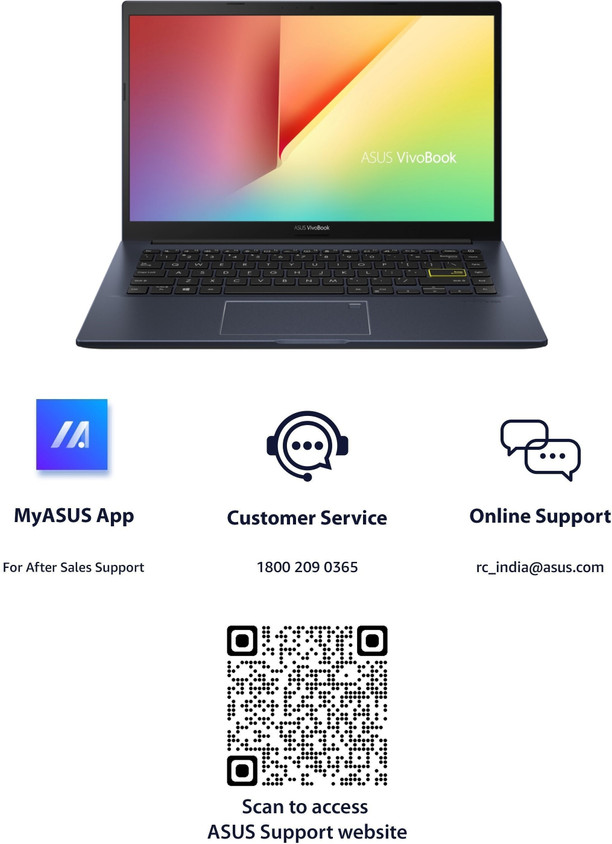 ASUS VivoBook Ultra 14 Intel Core i3 11th Gen 1115G4 (8 GB/512 GB  SSD/Windows 10 Home) X413EA-EB322TS Thin and Light Laptop