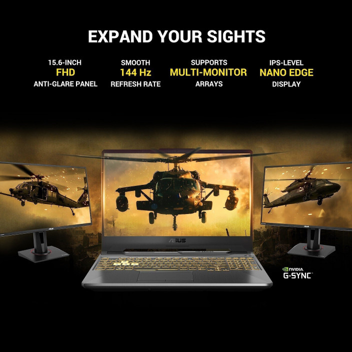 ASUS TUF Gaming F15 Intel Core i5 10th Gen 10300H (8 GB/512 GB  SSD/Windows 11 Home/4 GB Graphics/NVIDIA GeForce GTX 1650/144 Hz)  FX506LHB-HN355W