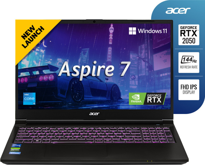 Acer Aspire Intel Core i5 13th Gen 13420H (8 GB/512 GB SSD/Windows 11  Home/4 GB Graphics/NVIDIA GeForce RTX 2050) A715-79G Gaming Laptop