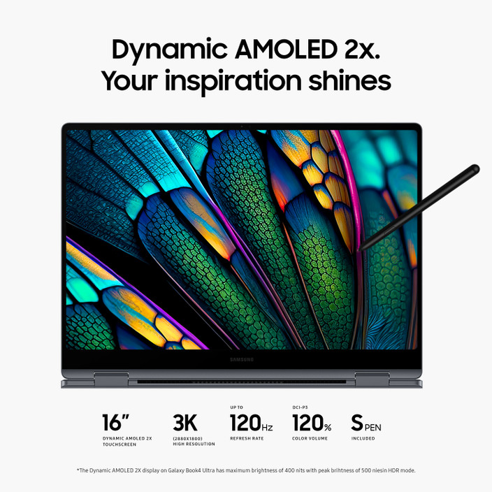 Samsung Galaxy Book4 Pro 360 Evo AI PC Intel Core Ultra 7