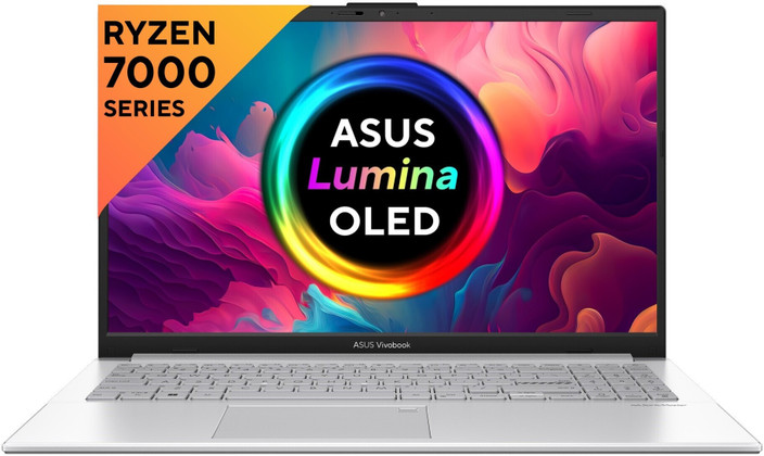 ASUS Vivobook Go 15 OLED AMD Ryzen Quad Core 7320U (8 GB/512 GB  SSD/Windows 11 Home) E1504FA-LK321WS Thin and Light Laptop