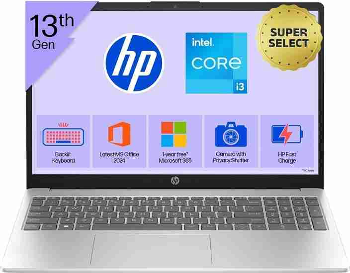 HP Laptop Intel Core i3 13th Gen 1315U - (8 GB/512 GB SSD/Windows