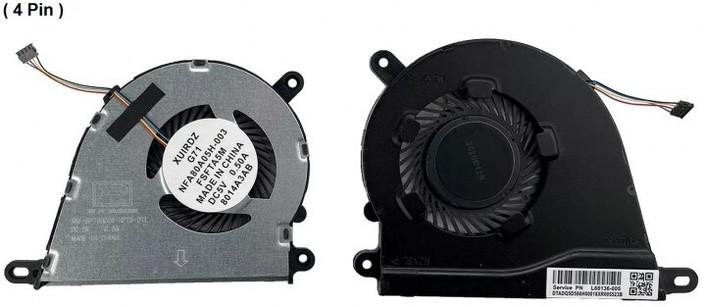 us info HP 14S-DQ, 14S-FQ, 14-FQ, 15-DY, 15S-FQ, 15-EF, 15S-EQ, 15T-DY CPU  Cooling Fan Cooling Fan Laptop Cooler