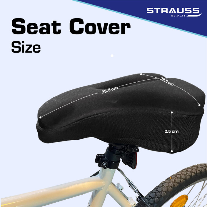 Saddle Cover Padded Mountain Bike Seat Soft Padded Bicycle Wide